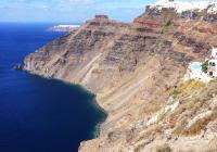 côte Santorin Grèce île